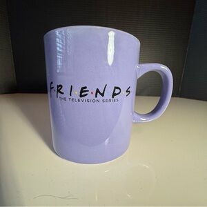 Friends TV show purple Mug with yellow door picture frame and peep hole
